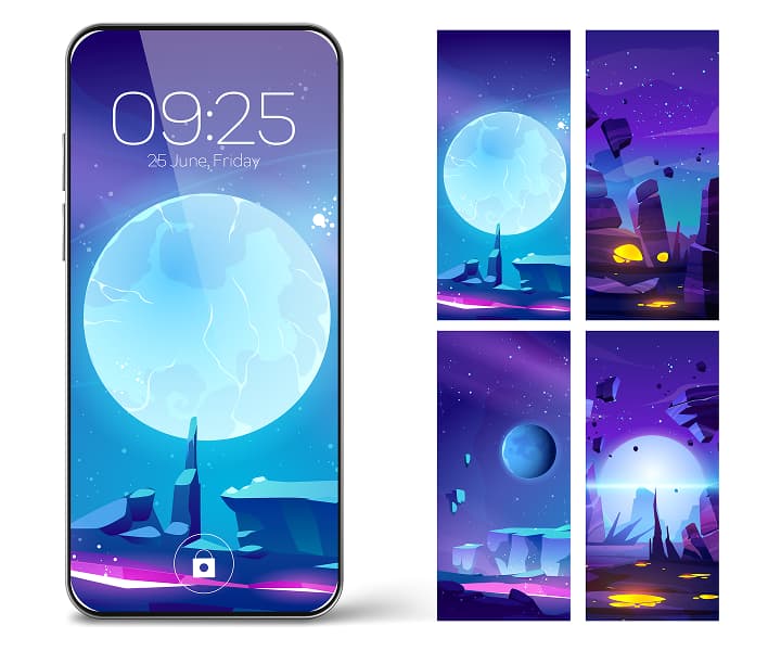 Screen Illustrations project